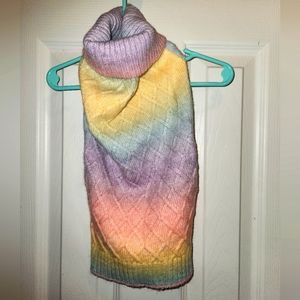 New pet multi colored sweater